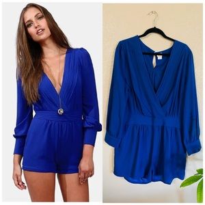 Toto collection blue long sleeve romper